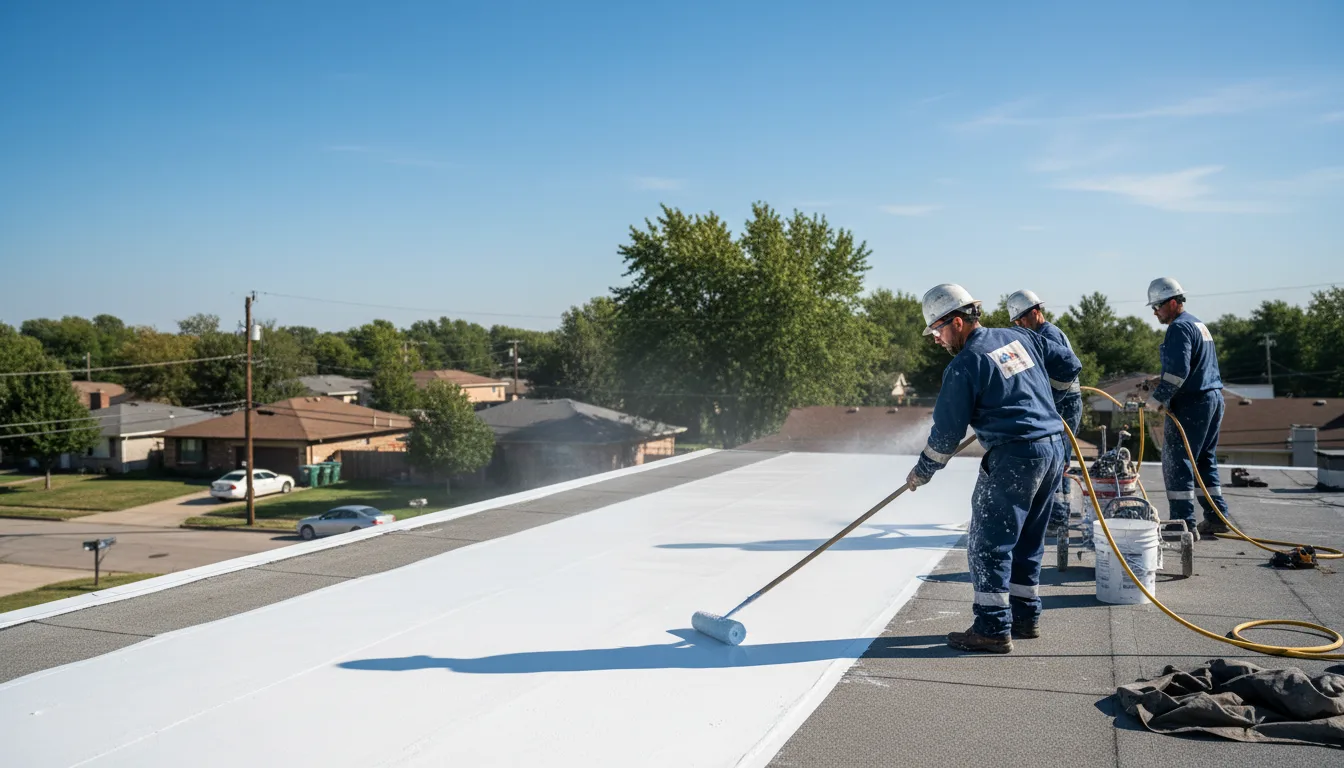 Commercial roof coating in Parmele, NC near me